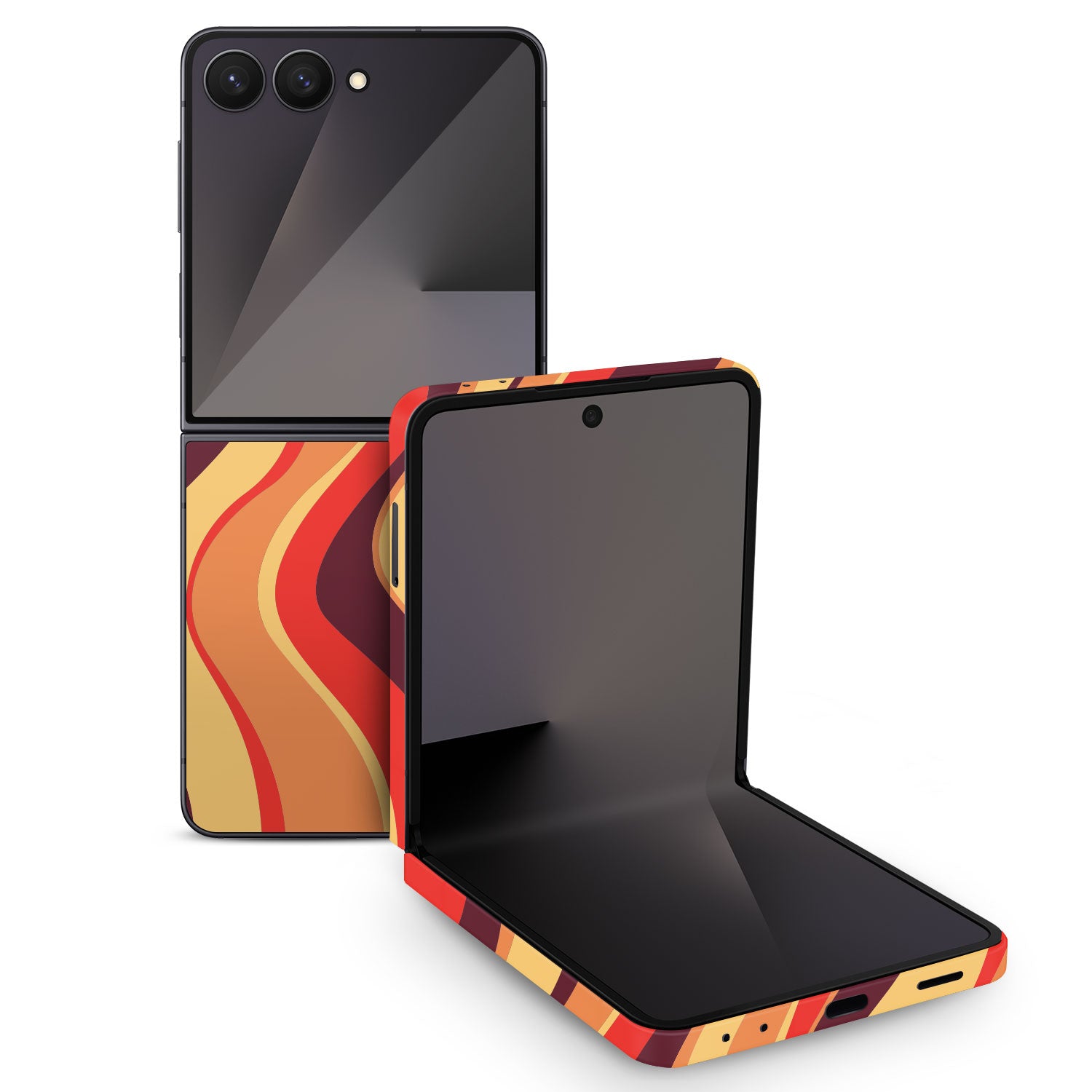 Samsung Galaxy Z Flip 7 abstract lava  Skins