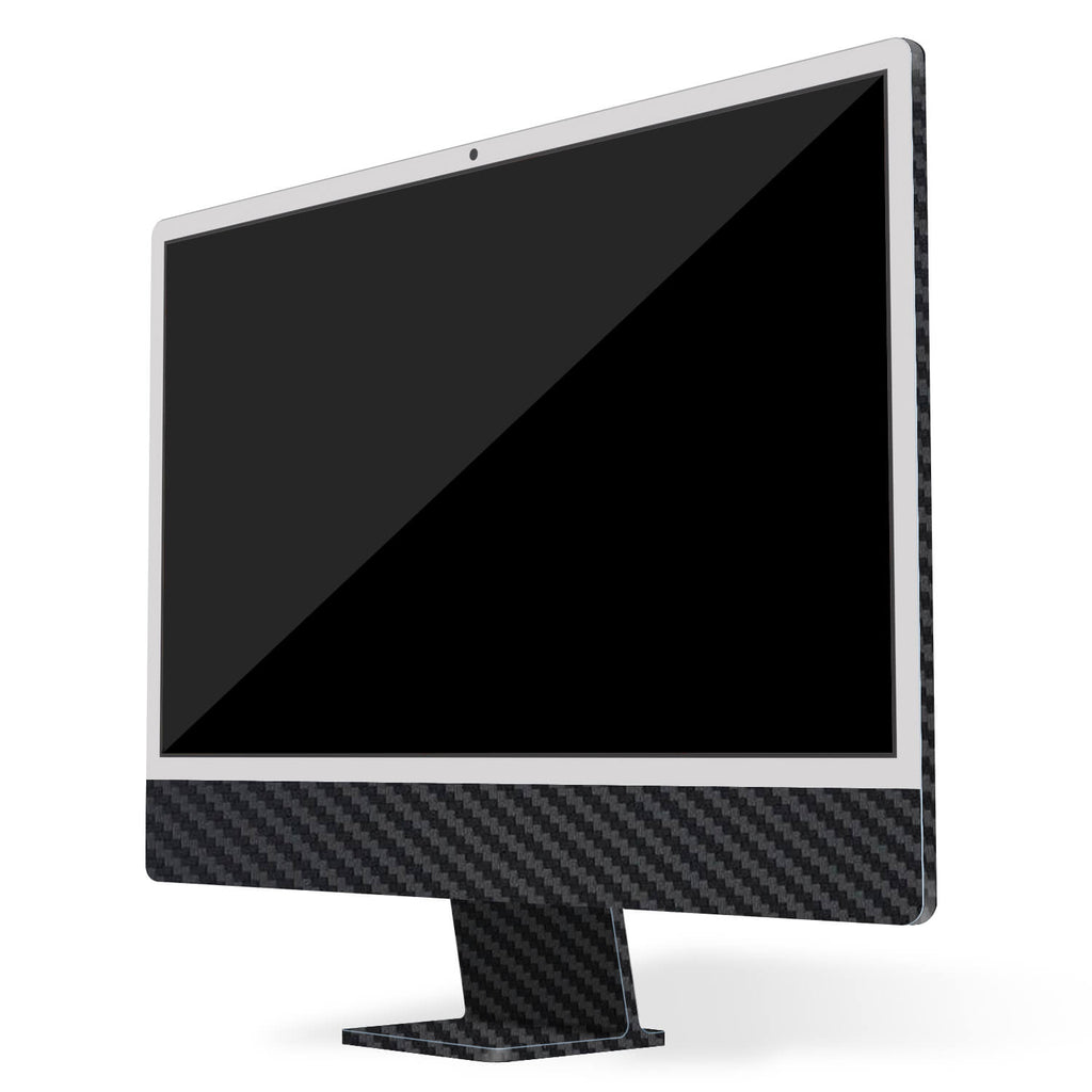 Apple iMac 24-inch (2023, M3) Black carbon fibre skins