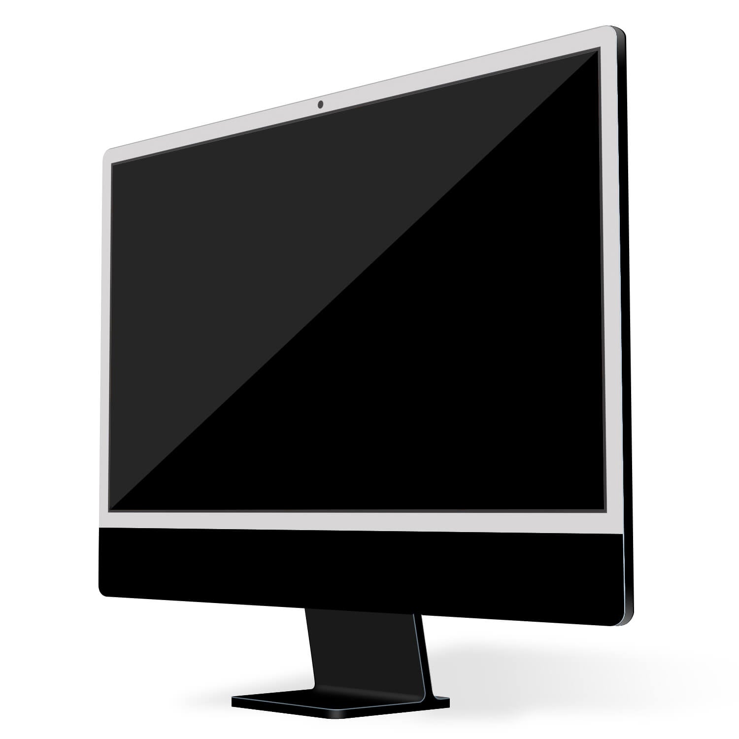 Apple iMac 24-inch (2023, M3) Black gloss skins