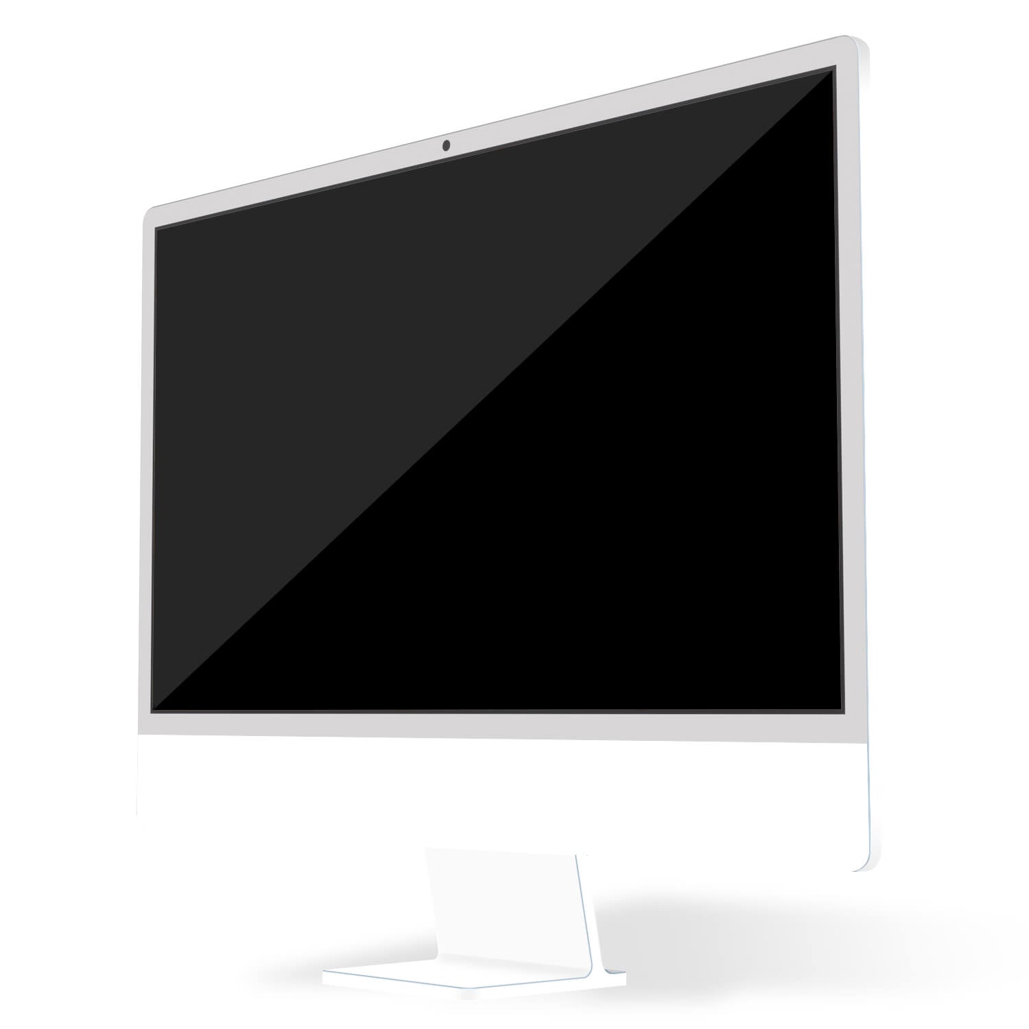 Apple iMac 24-inch (2023, M3) White gloss skins