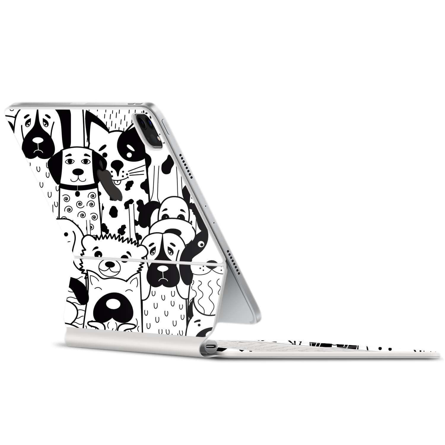 Apple iPad Pro Magic Keyboard 12.9" (2021, Gen 5) Doodles dog skins
