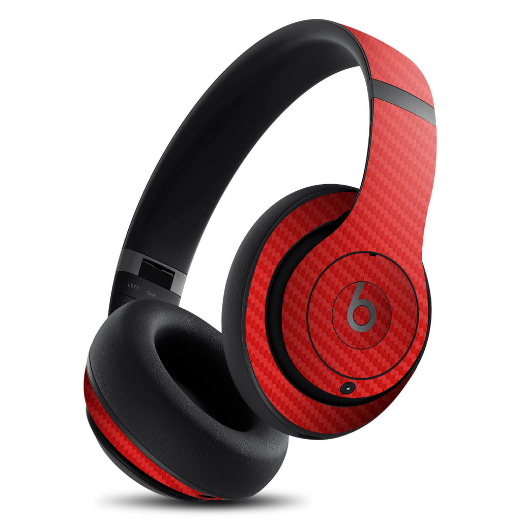 Beats Studio Pro Red carbon fibre skins