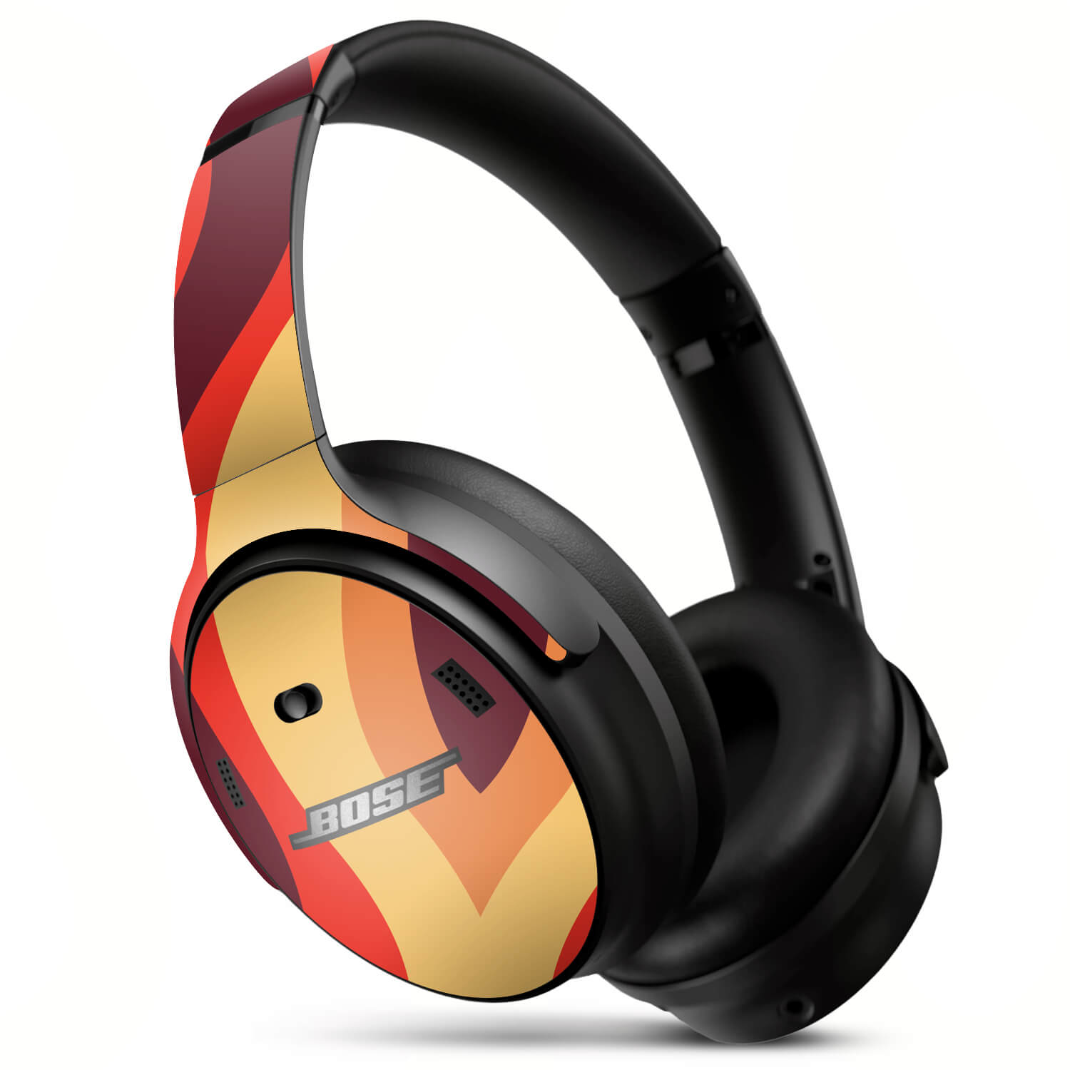 Bose QC45 Headphone Abstract lava skins