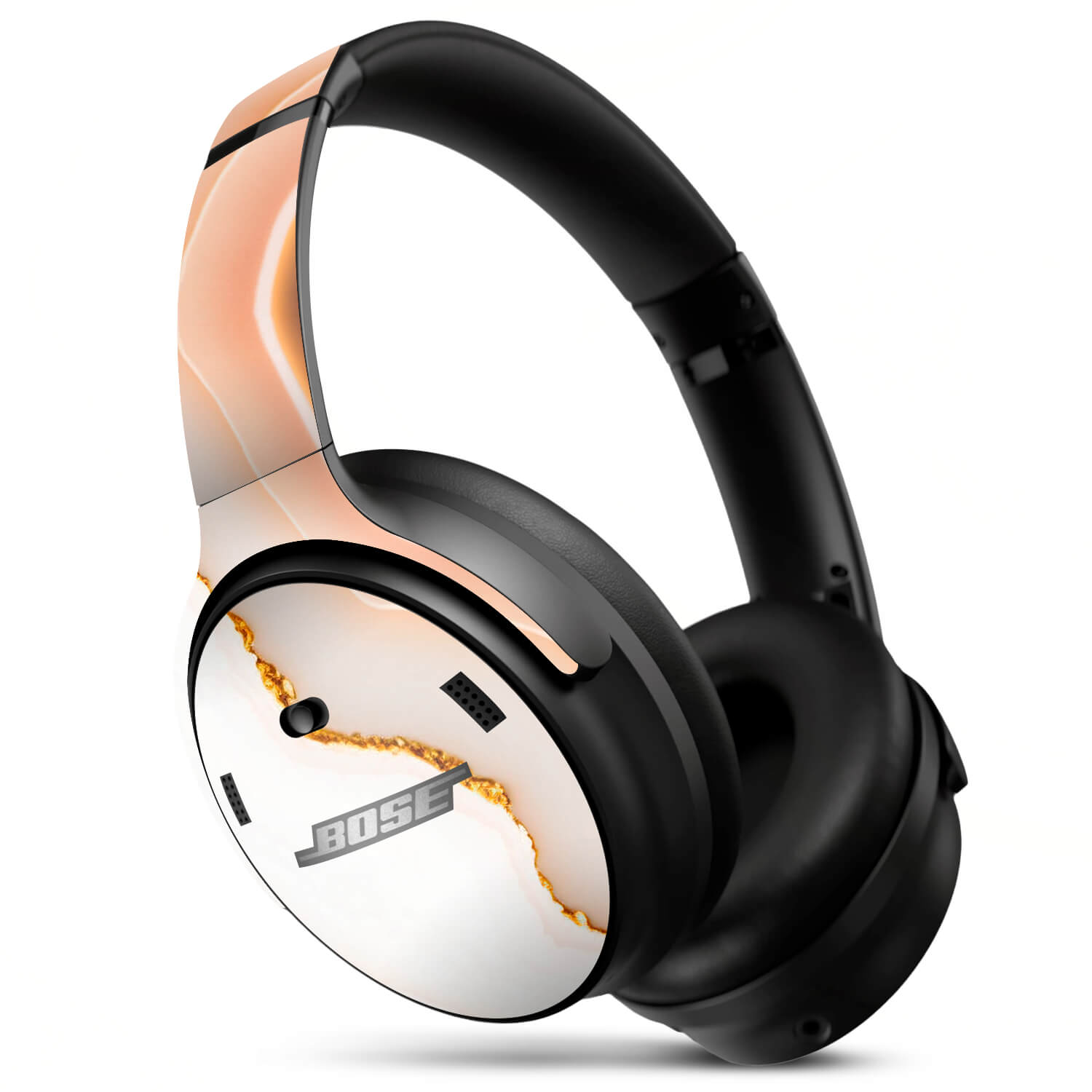 Bose QC45 Headphone Onyx oyster skins