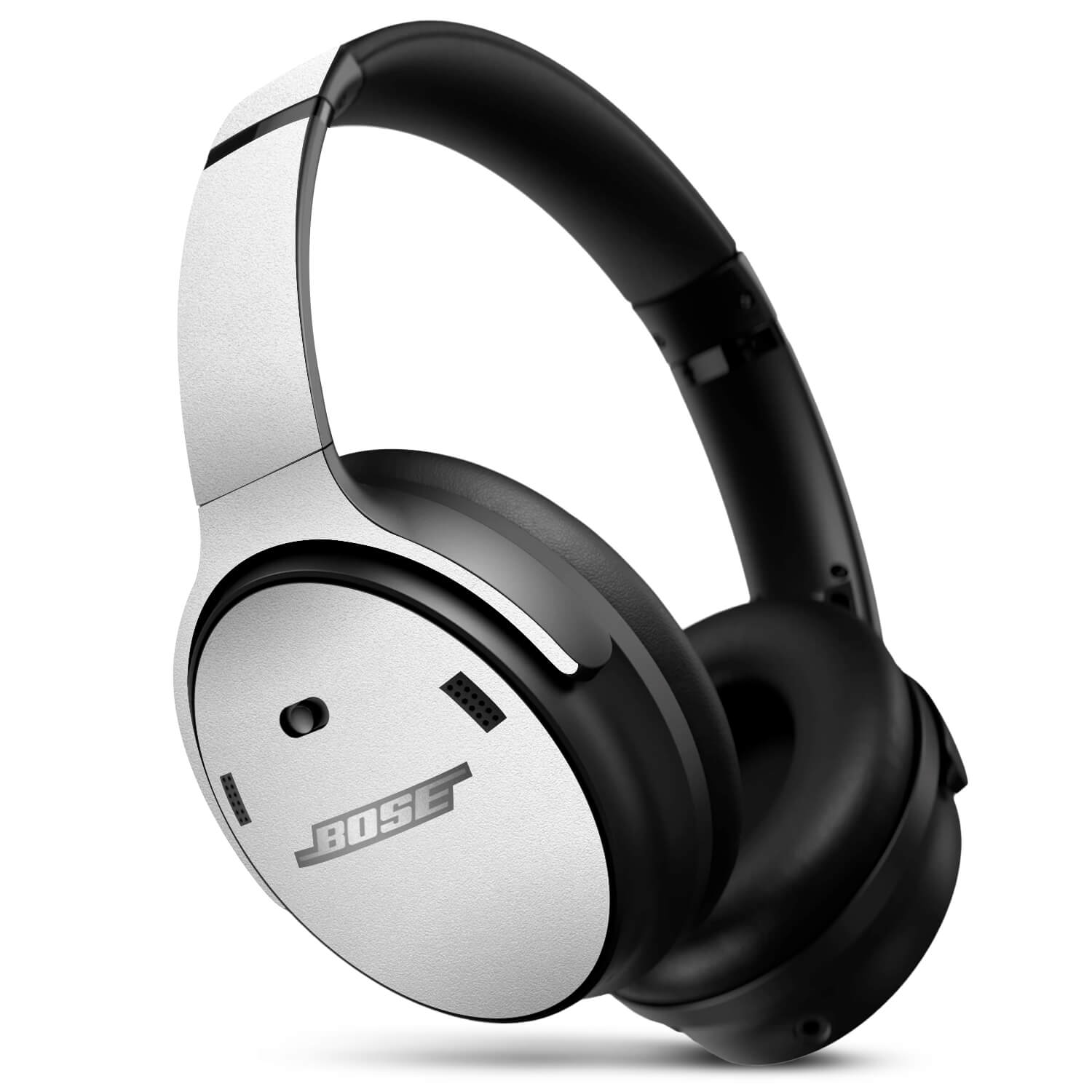 Bose QC45 Headphone Textured matt white skins