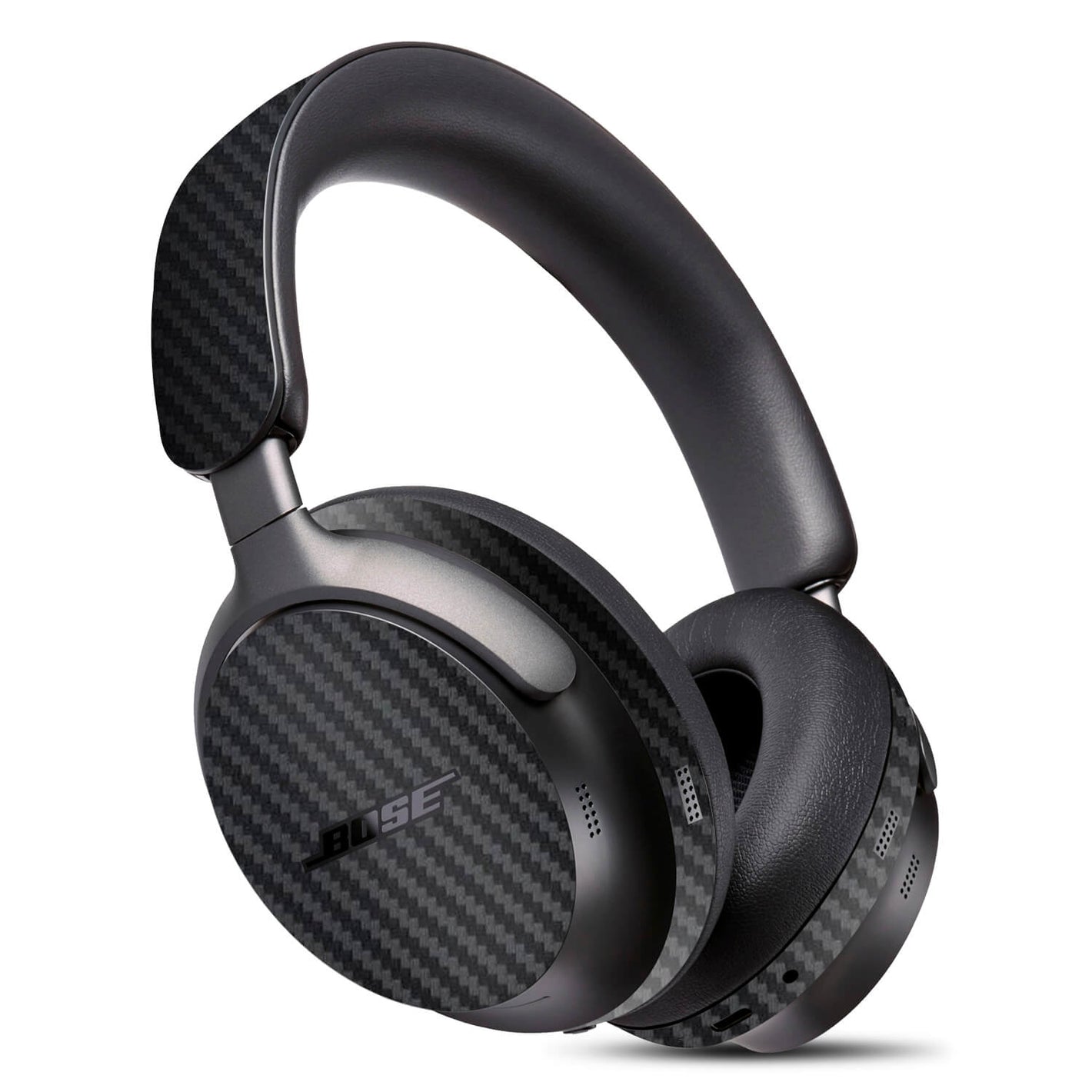 Bose Quiet Comfort Ultra Black carbon fibre skins