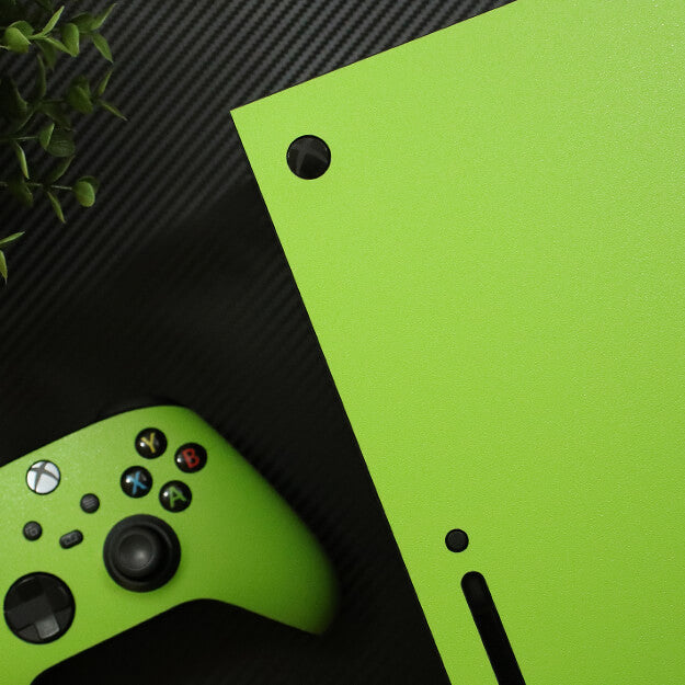 Xbox Series X Textured Matt Green Skins