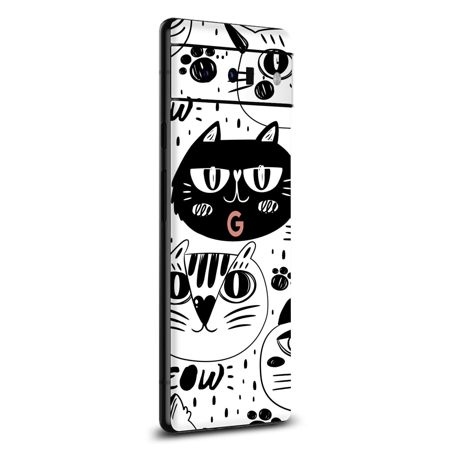 Google Pixel 6 Pro Doodles cat skins