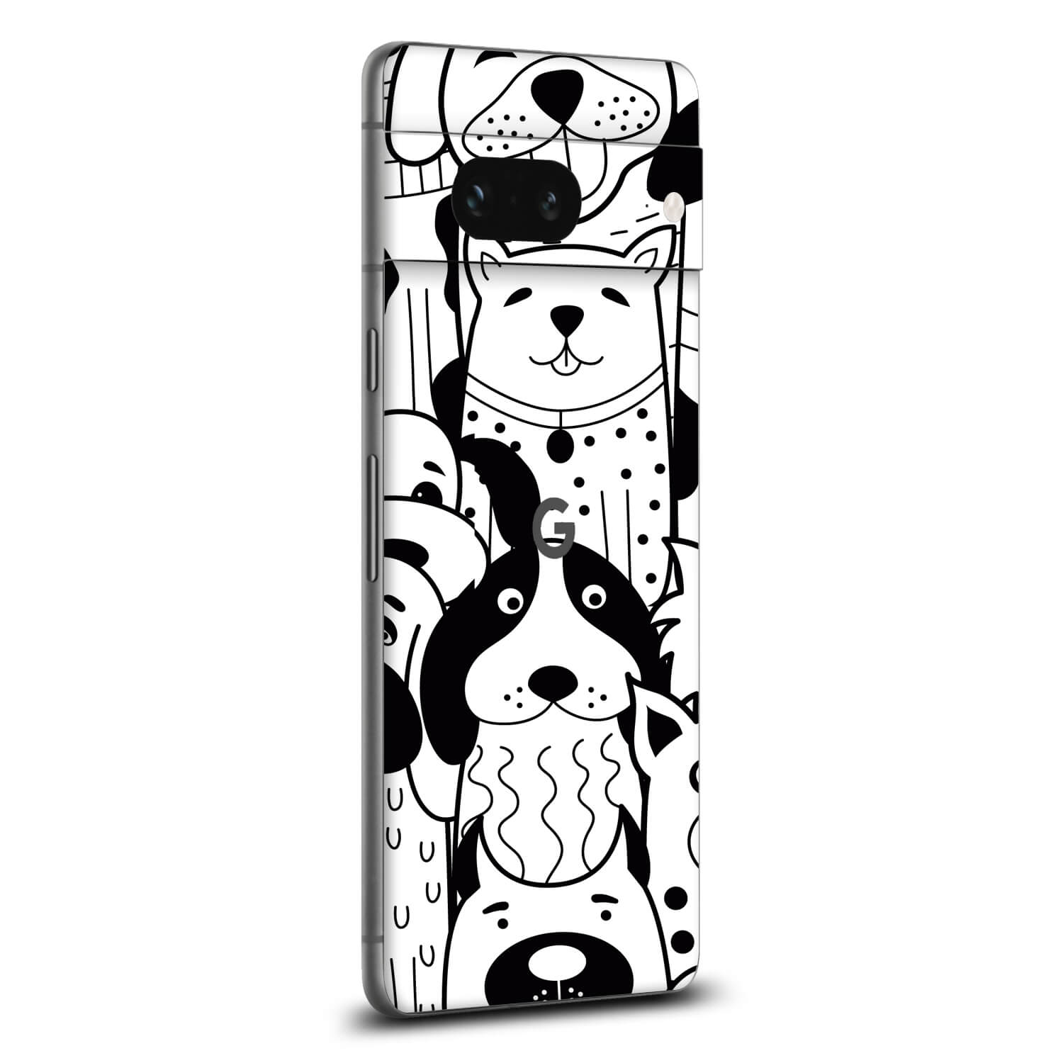 Google Pixel 8 Doodles dog skins