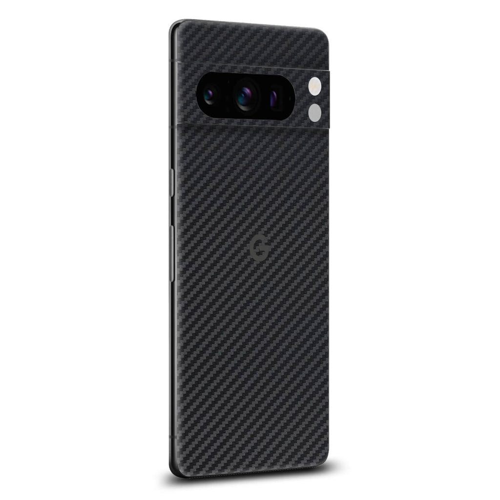 Google Pixel 8 Pro Black carbon fibre skins