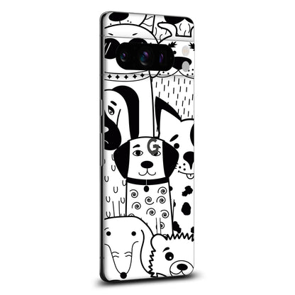 Google Pixel 8 Pro Doodles dog skins