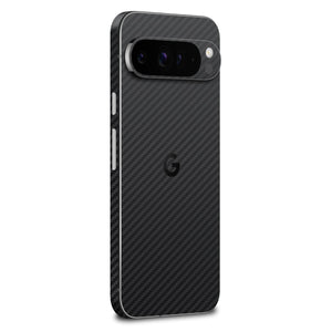 google pixel 9 pro xl black carbon fibre skins