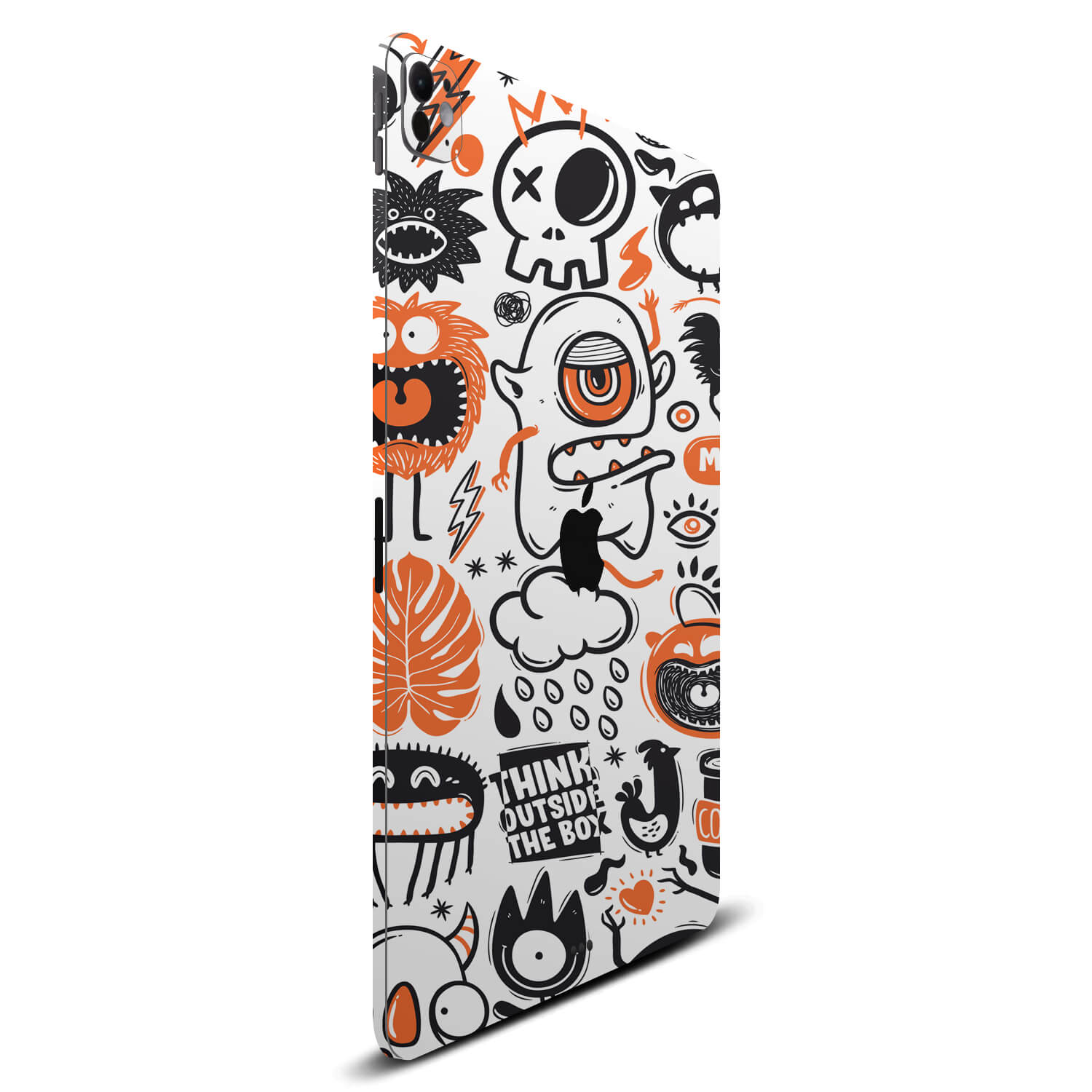 iPad Pro 13" (2024, M4) Doodles monster orange skins
