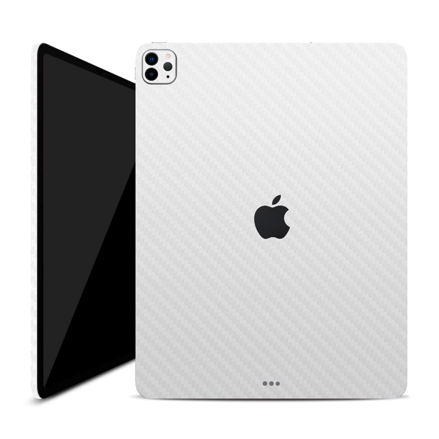 iPad Pro 11" (2023, Gen 4, M2) White carbon fibre skins