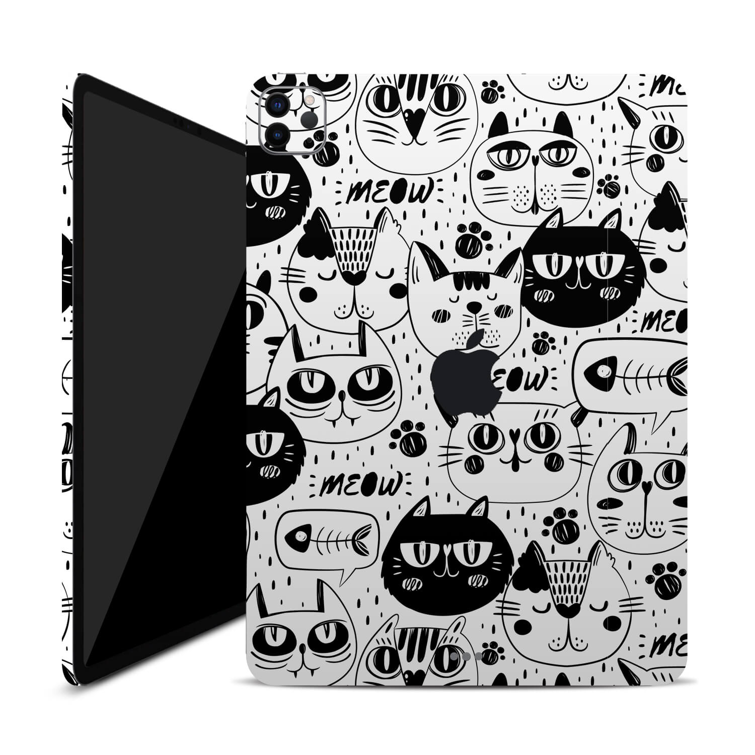 iPad Pro 12.9" (2023, Gen 6, M2) Doodles cat skins