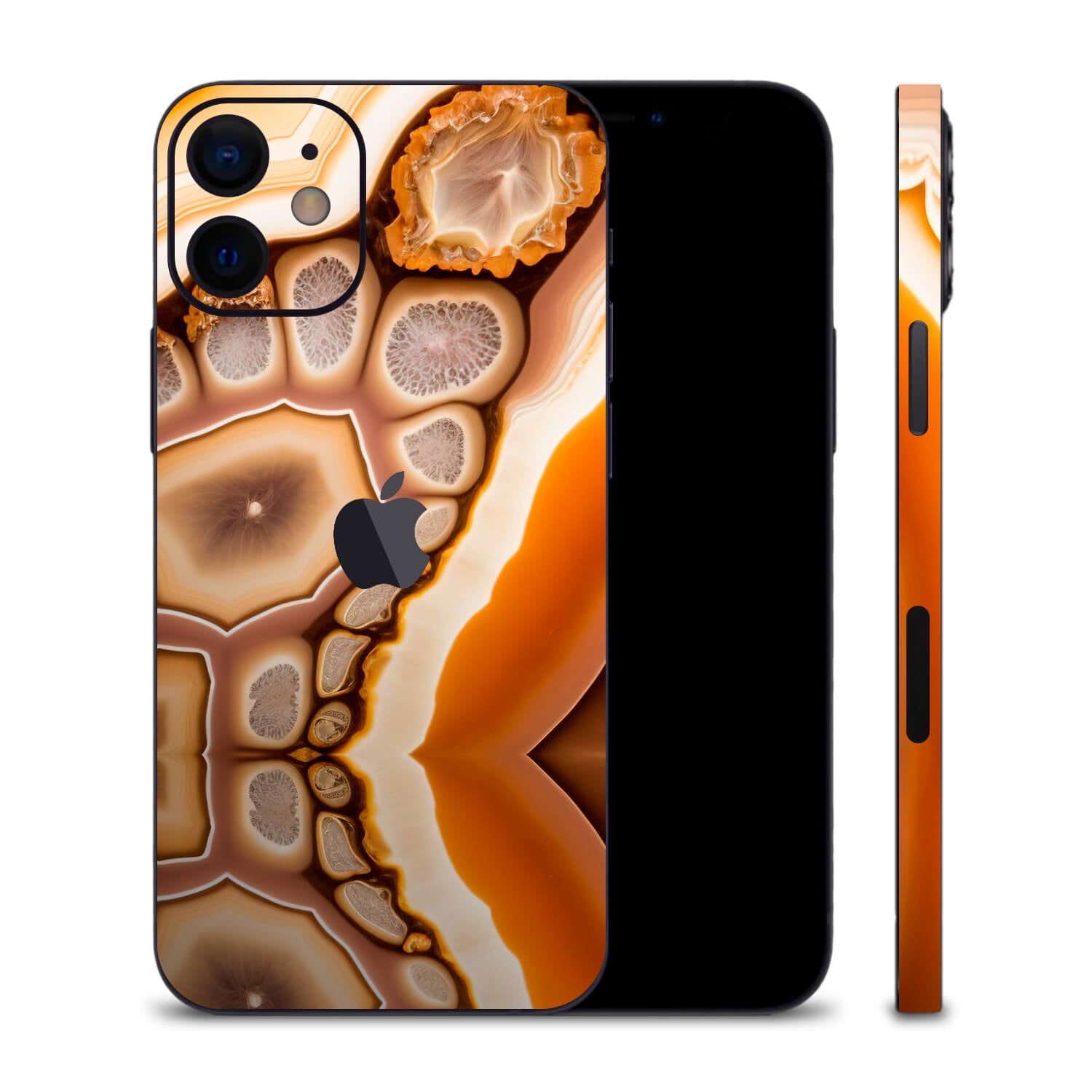 iPhone 12 Mini Onyx amber skins