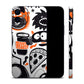 iPhone 12 Mini Doodles monster orange skins