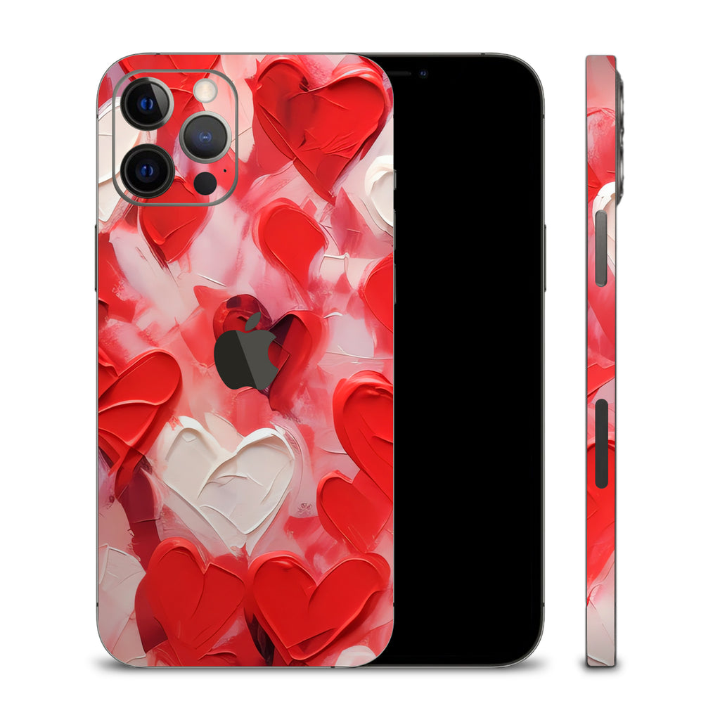 iPhone 12 Pro Max Art Love Hearts skin