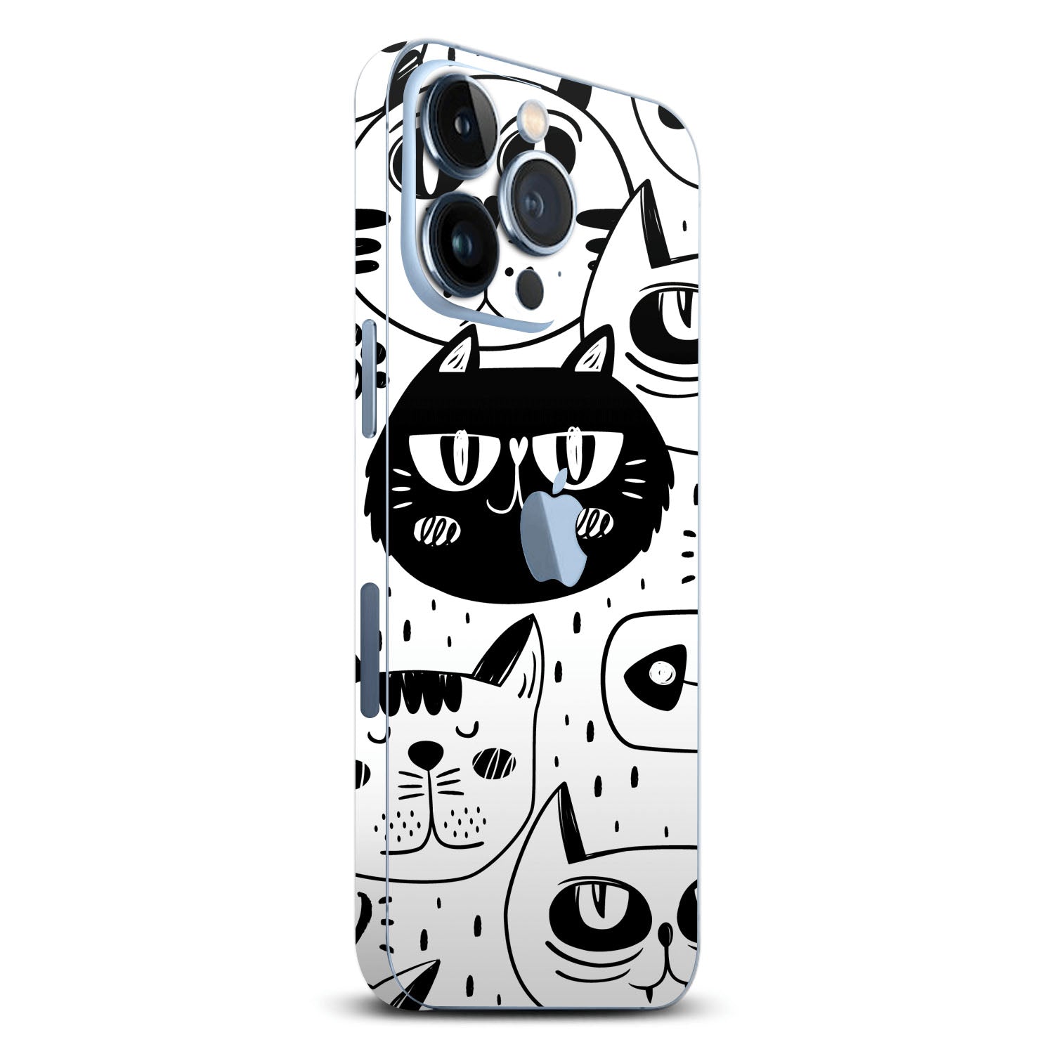 iPhone 13 Pro Doodles cat skins