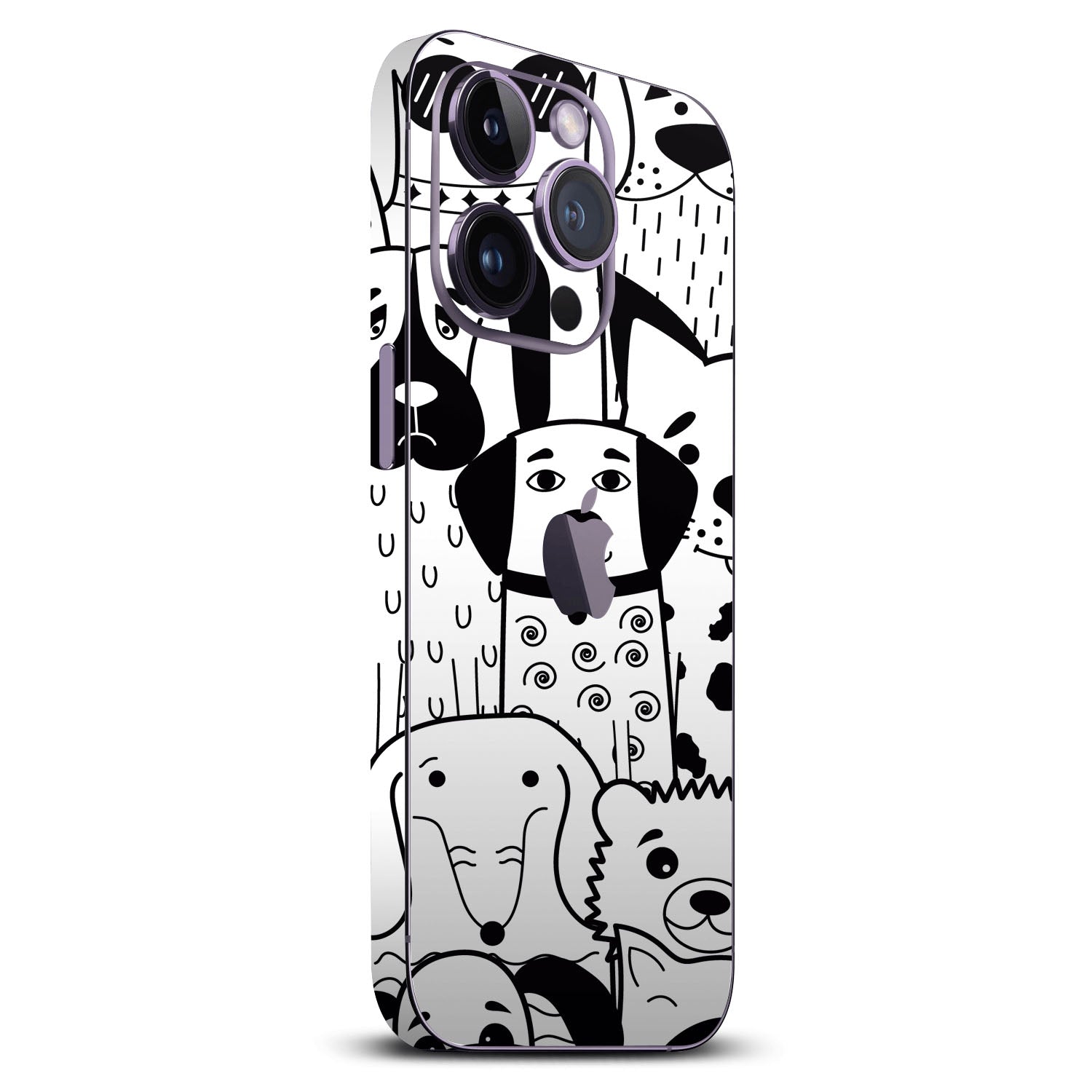 iPhone 14 Pro Max Doodles dog skins