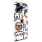 iPhone 16 Pro Max Doodles monster orange skins