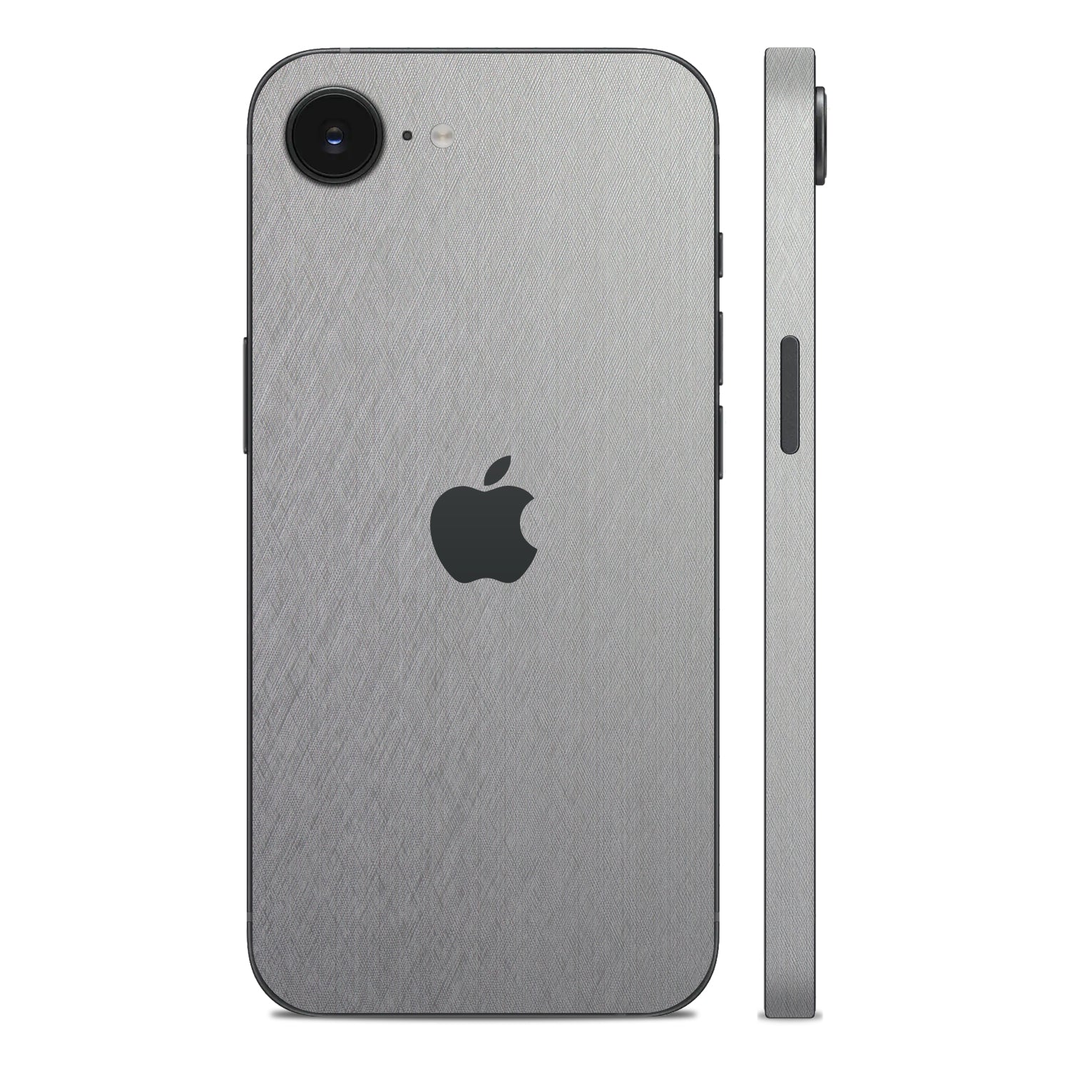 iPhone 17e brushed aluminium skins