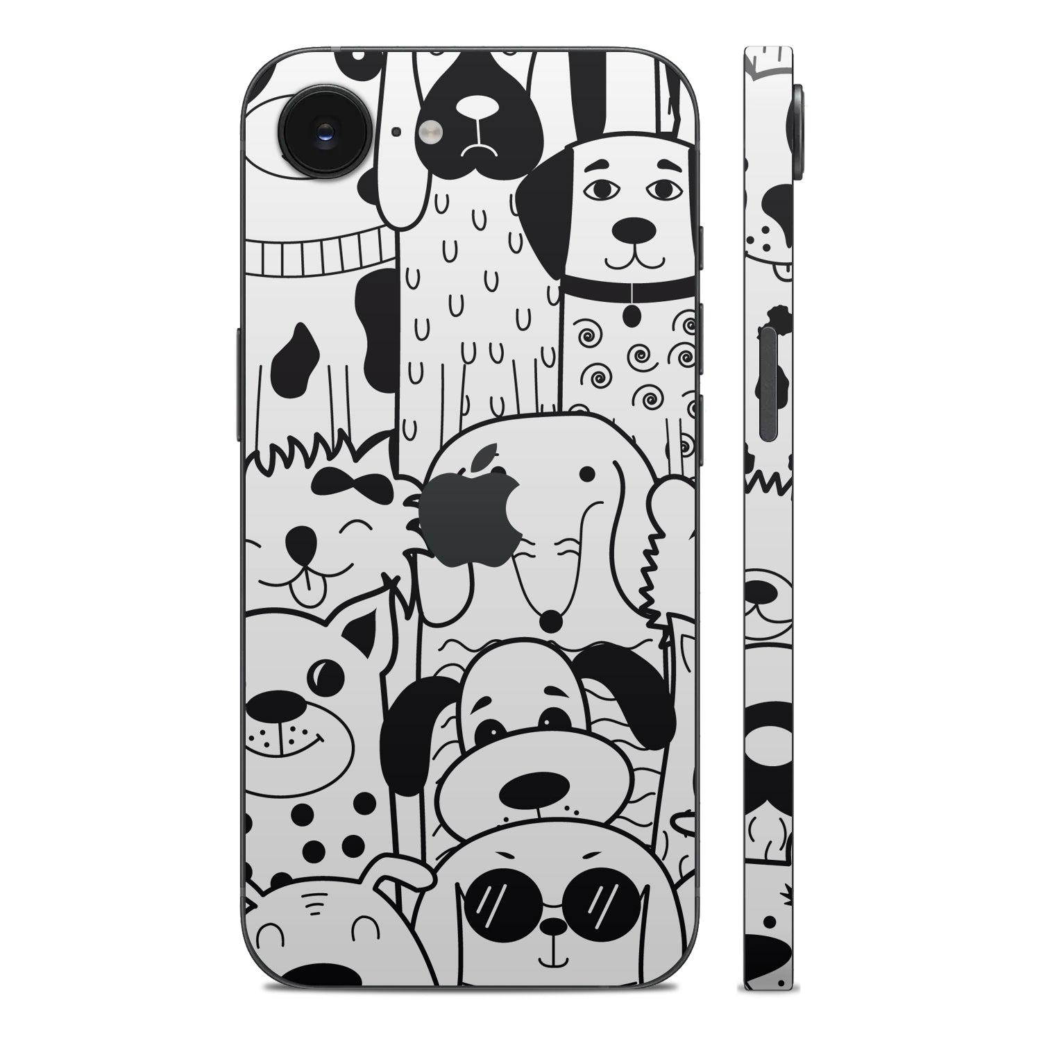iPhone 17e doodles dogs skins