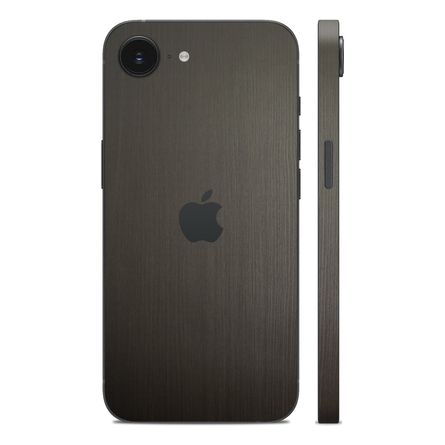 iPhone 17e  silverblack wood skins
