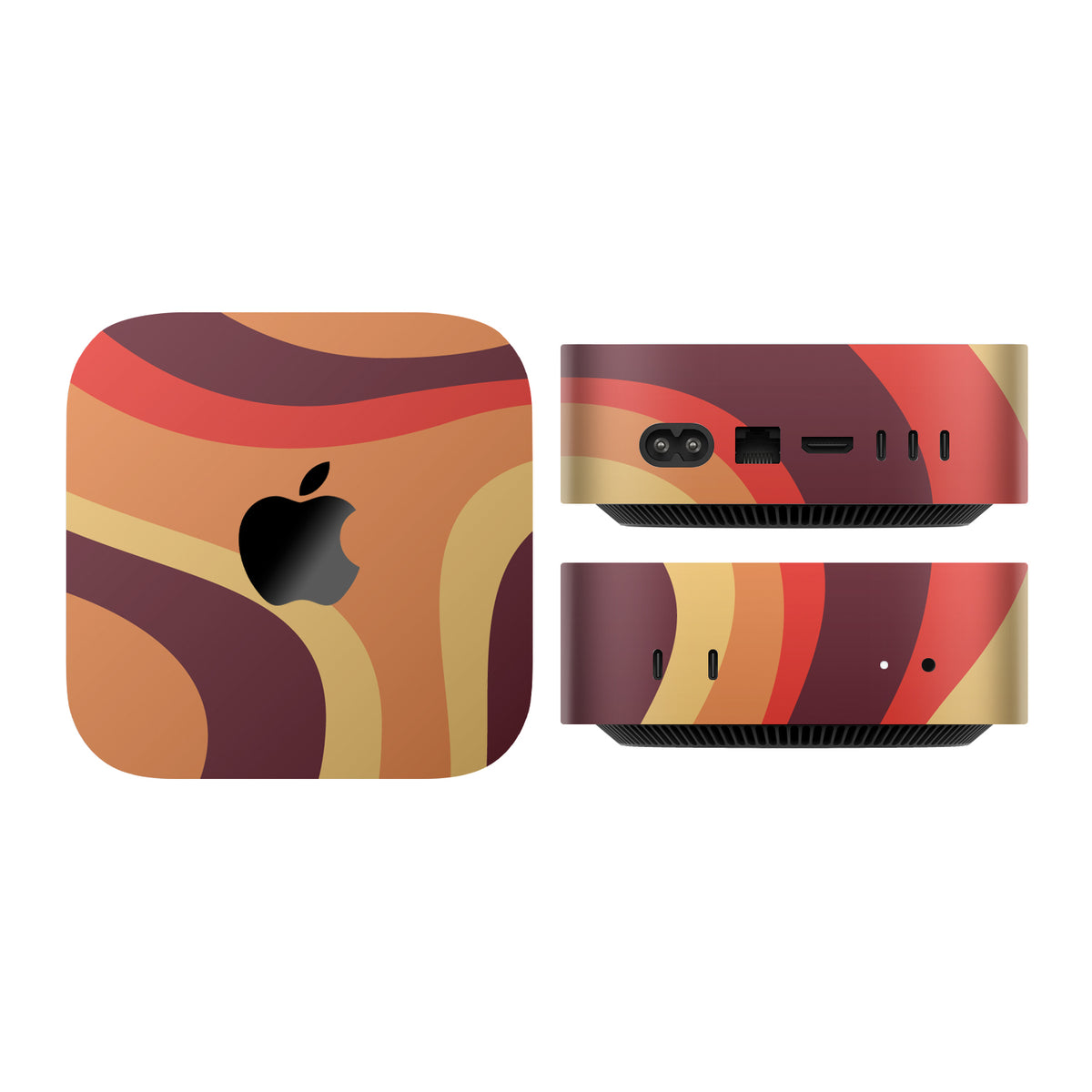 mac mini skins and wraps m4 m5 m6 abstract lava
