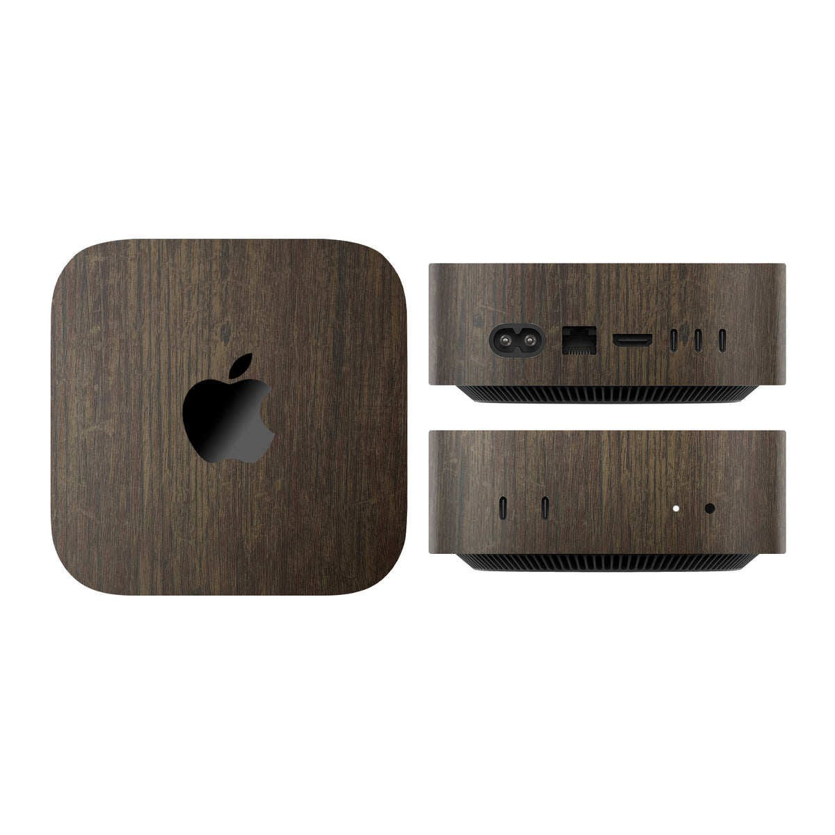 mac mini skins and wraps m4 m5 m6 aged oak