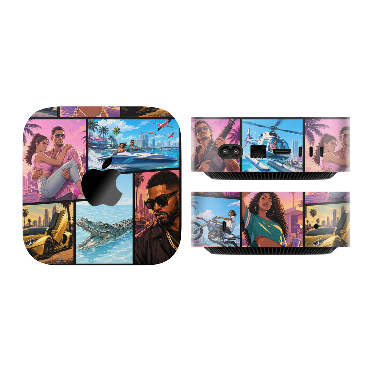 mac mini skins and wraps m4 m5 m6 miami underworld