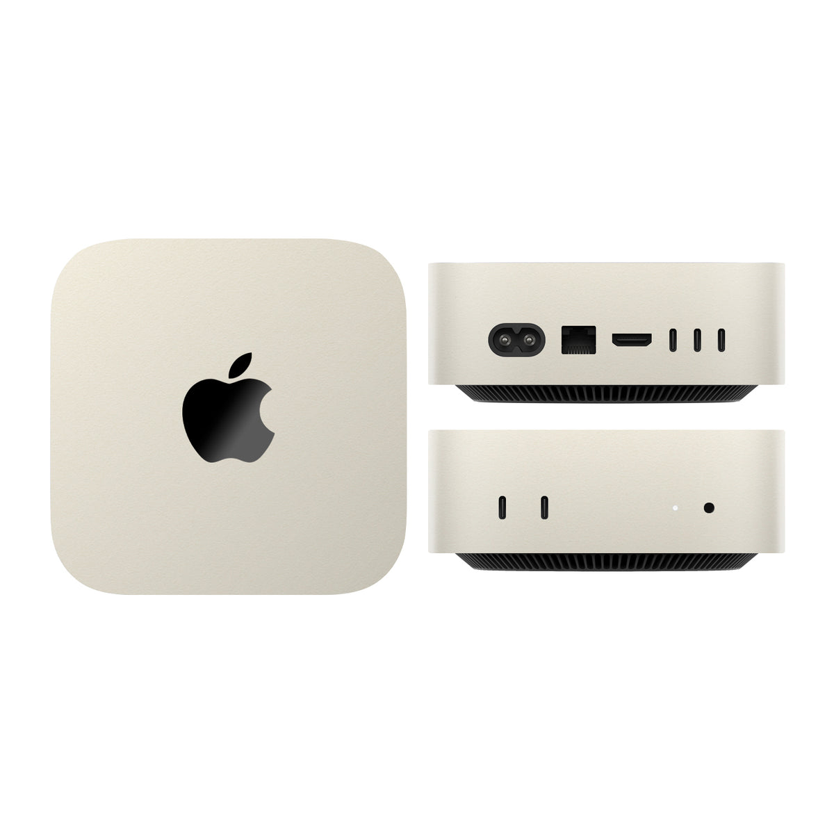 mac mini skins and wraps m4 m5 m6 textured matte cream