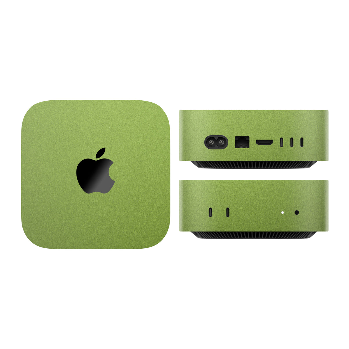 mac mini skins and wraps m4 m5 m6 textured matte green