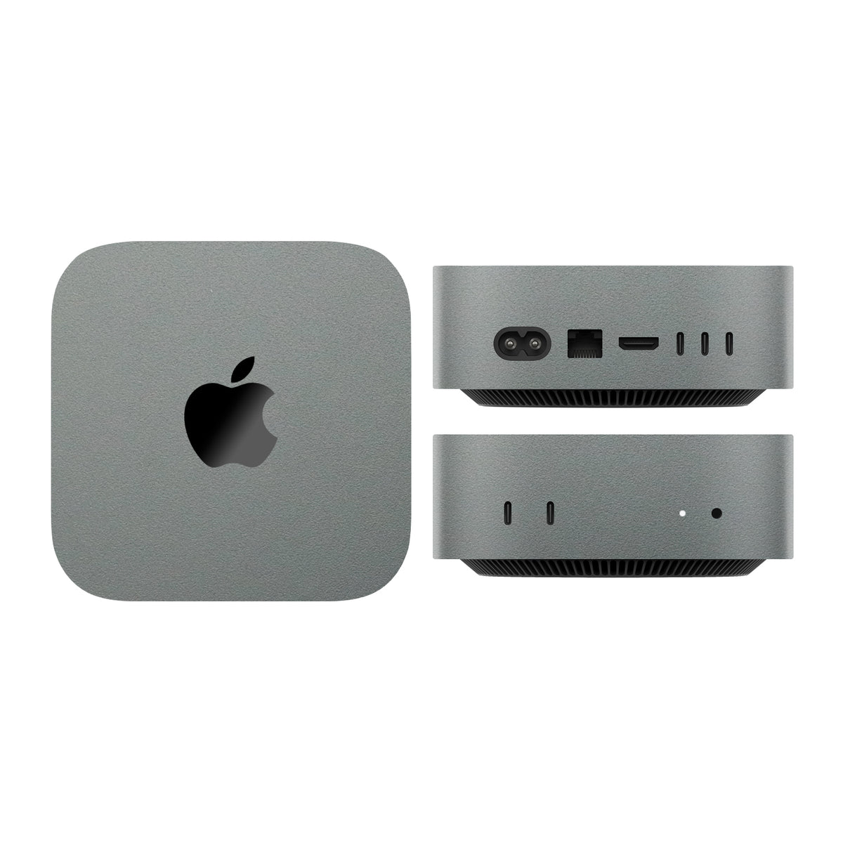 mac mini skins and wraps m4 m5 m6 textured matte grey