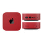 mac mini skins and wraps m4 m5 m6 textured matte red