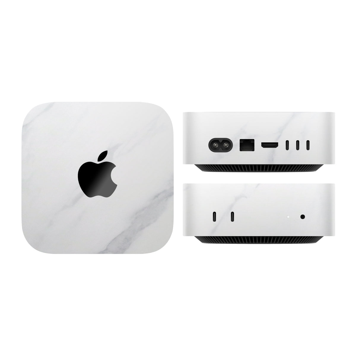 mac mini skins and wraps m4 m5 m6 white marble