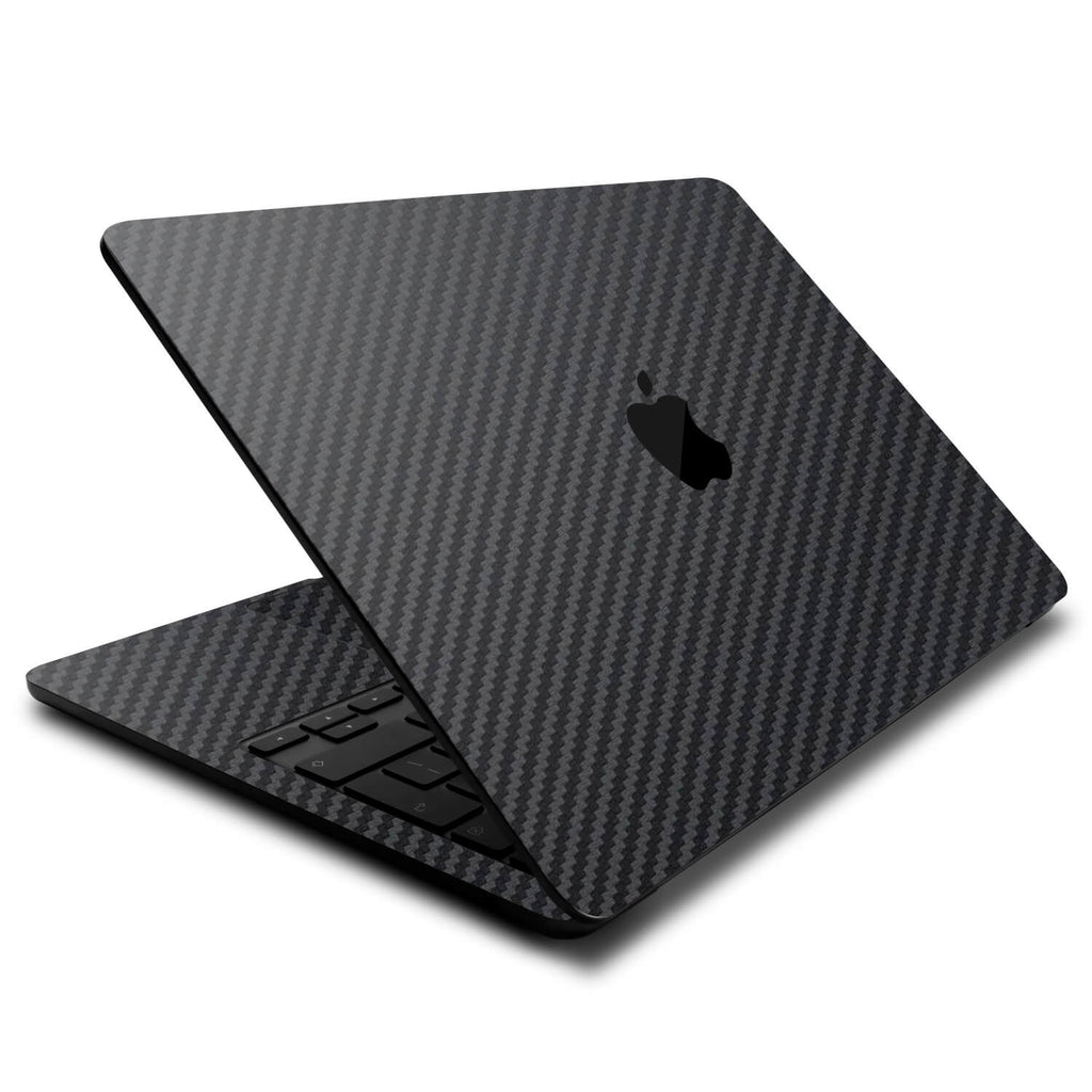 MacBook Air 13.6" (2022, M2) Black carbon fibre skins