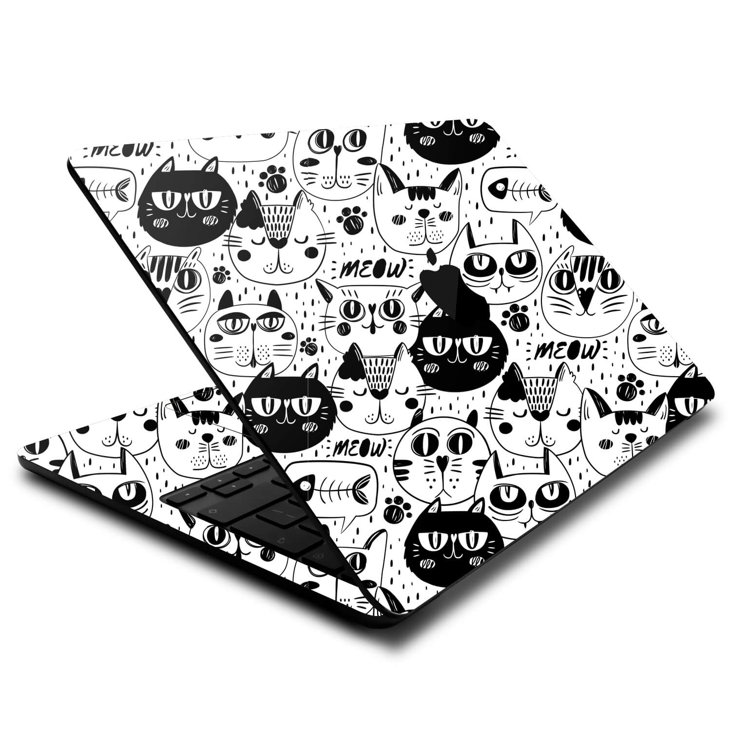 MacBook Air 15.3" (2026, M5) Doodles cat skins