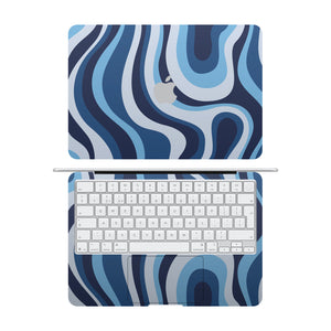 macbook neo abstract lagoon skins and wraps