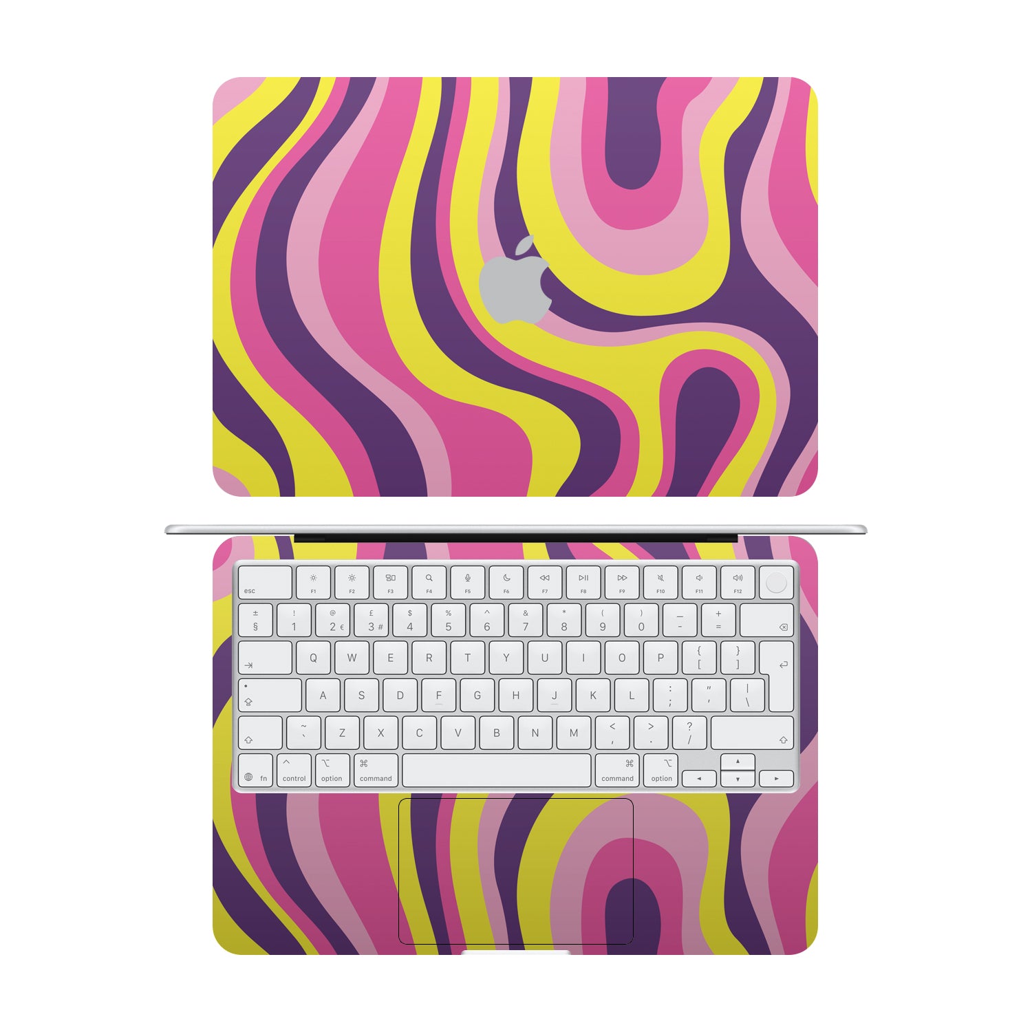 macbook neo abstract psychedelic skins and wraps