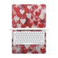 macbook neo love hearts skins and wraps