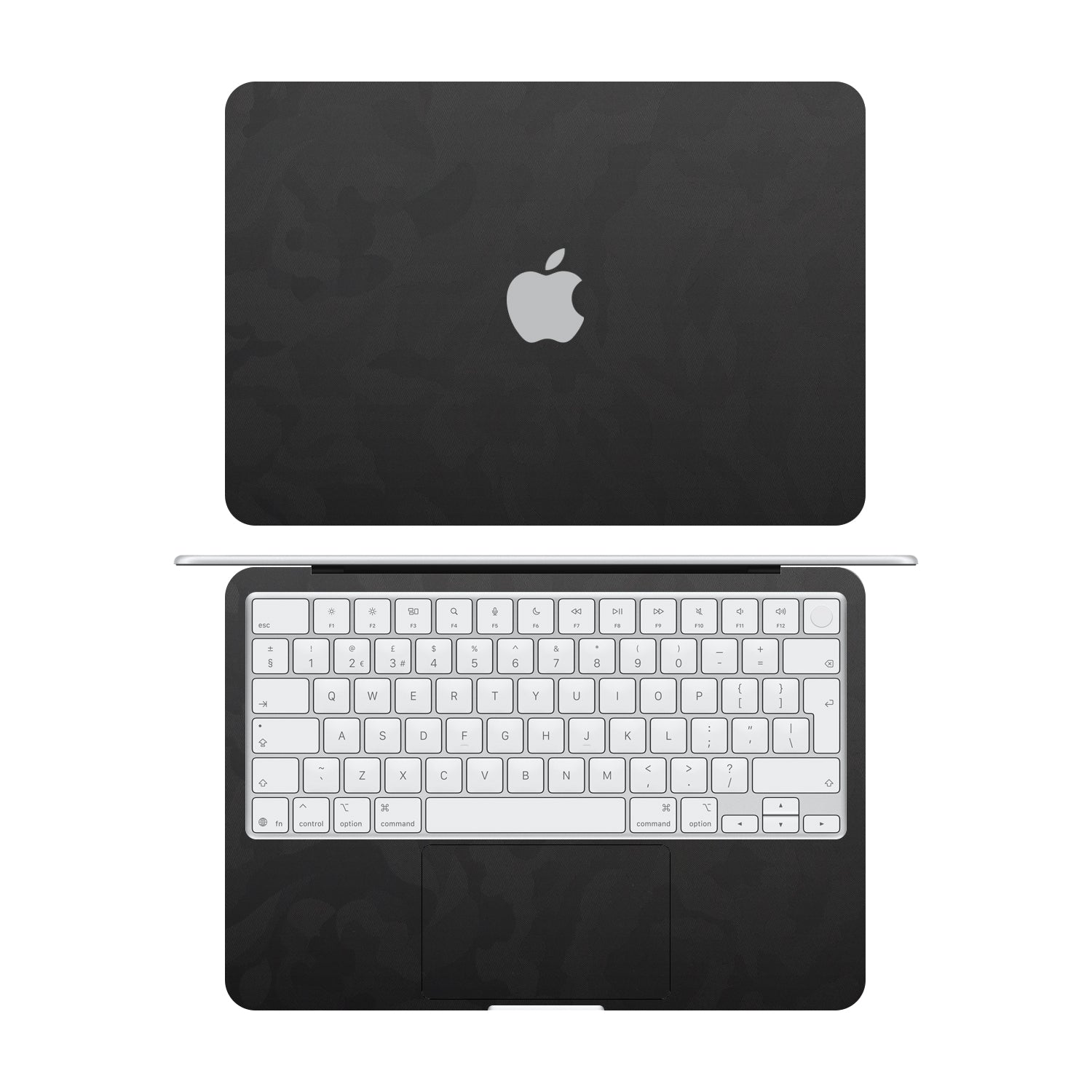 macbook neo black camo skins and wraps