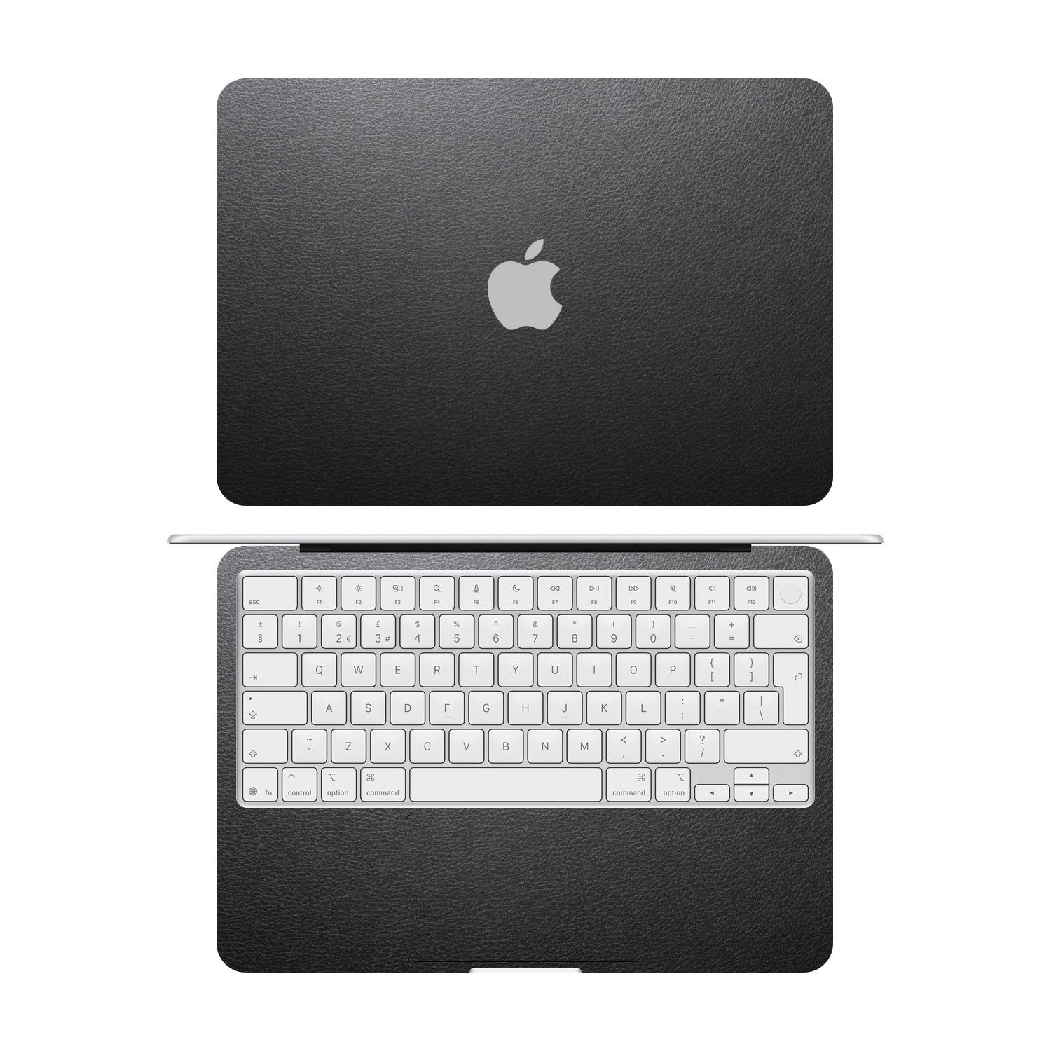 macbook neo black leather skins and wraps