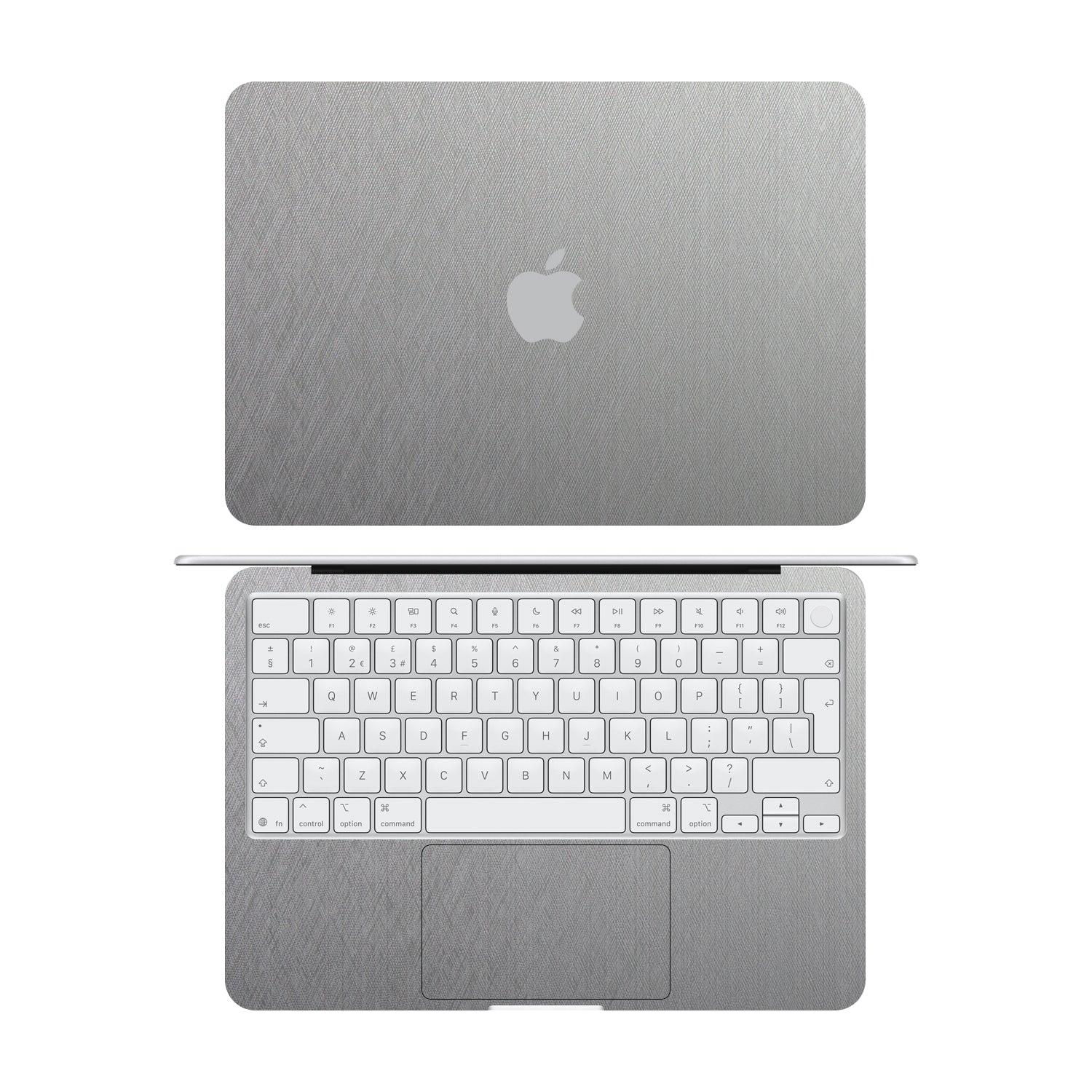macbook neo brushed aluminum skins and wraps