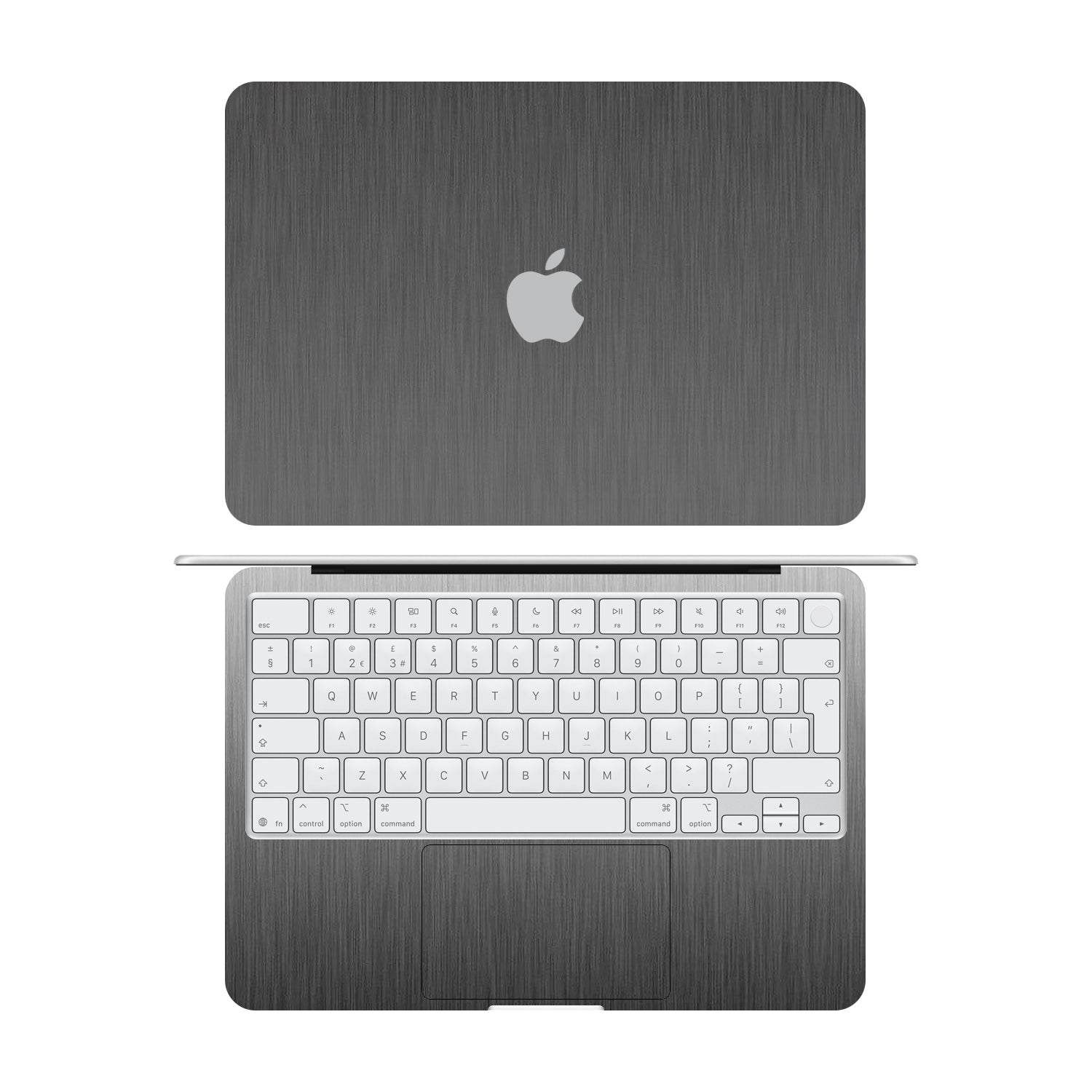 macbook neo brushed titanium skins and wraps