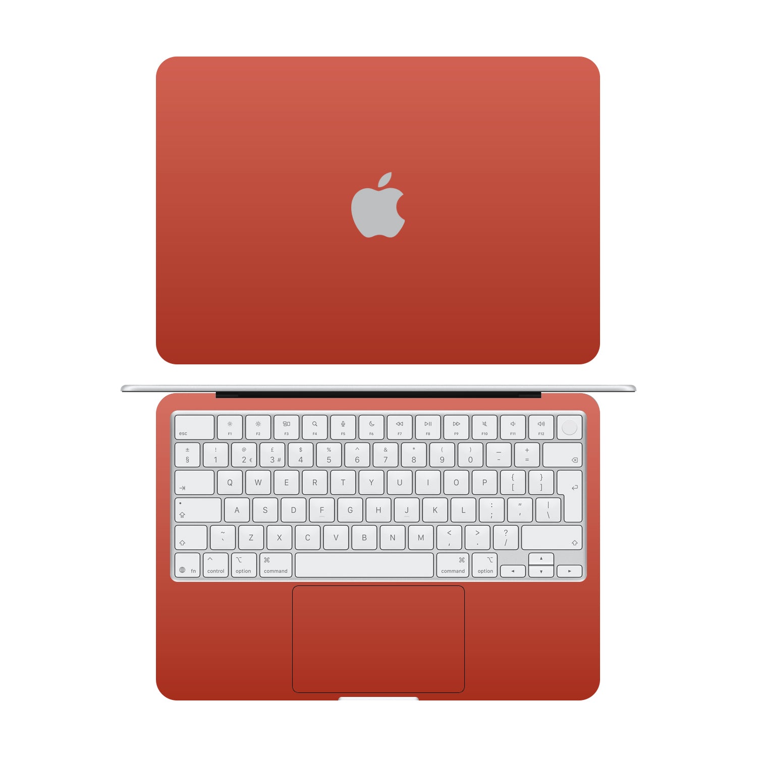 macbook neo red gloss skins and wraps