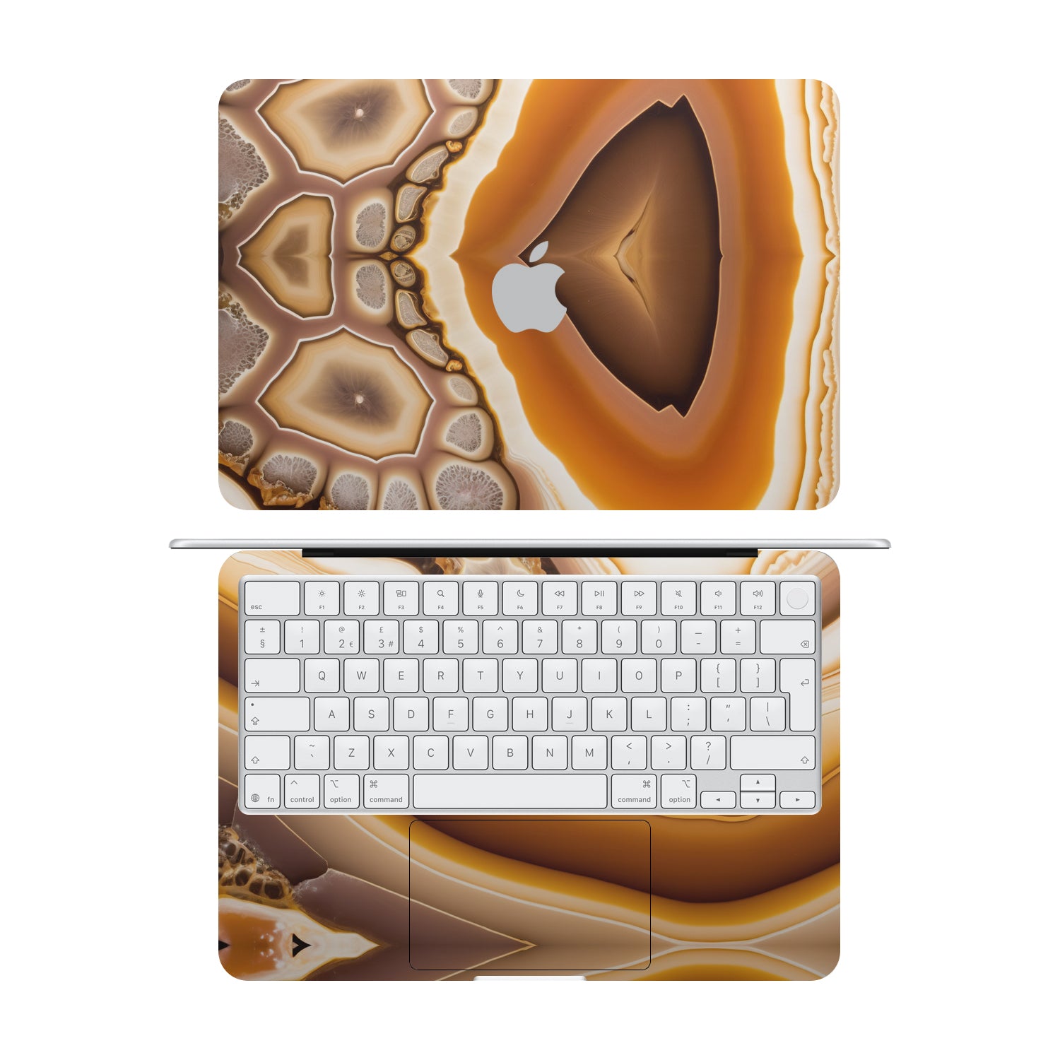 macbook neo onyx amber skins and wraps