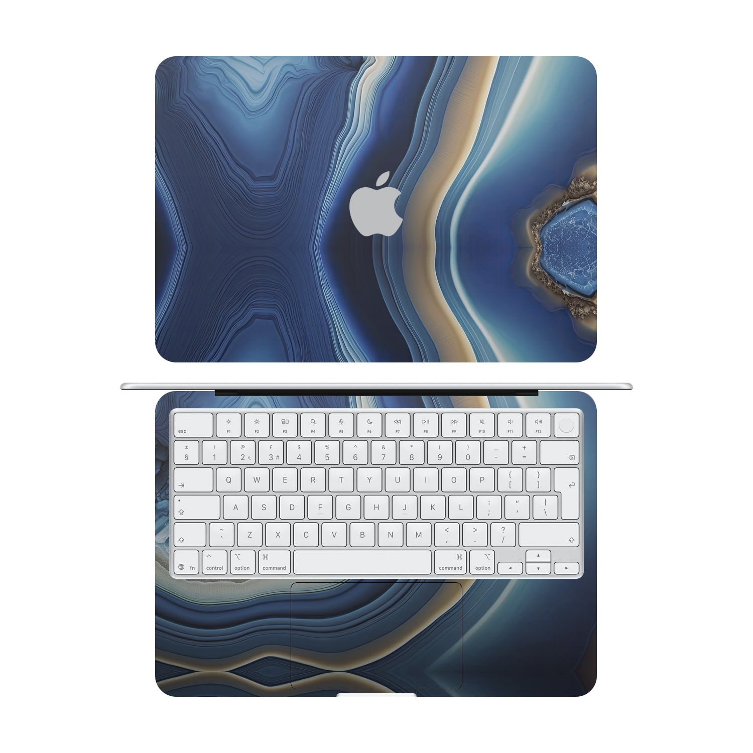macbook neo onyx azure skins and wraps