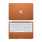 macbook neo textured matt orange skins and wraps