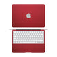 macbook neo textured matt red skins and wraps
